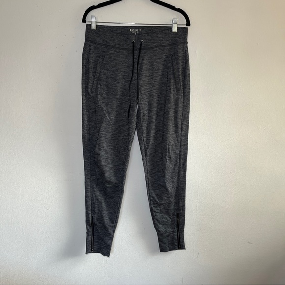 Athleta Metro Street Jogger Pants Heathered Gray - Size Small - Picture 3 of 9